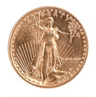 1986 Saint-Gaudens $25 Gold 1/2 Oz Coin