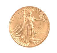 1986 Saint-Gaudens $25 Gold 1/2 Oz Coin