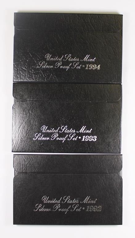 1992-1994 SILVER PROOF SETS