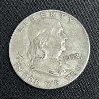 1952 Franklin Silver Half Dollar