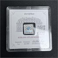 1 gram Silver Bar - Geiger Edelmetalle