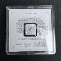 1 gram Silver Bar - Geiger Edelmetalle