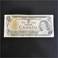 1973 Canadian $1 Banknote