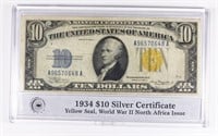 1934-A $10 SILVER CERTIFICATE