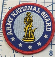 USA made iron-on military patch army national
