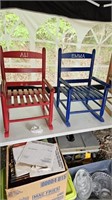2- rocking chairs