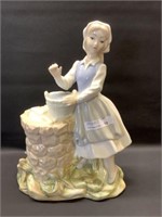 Eaton's Tengra Porcelain Figurine Girl & Well