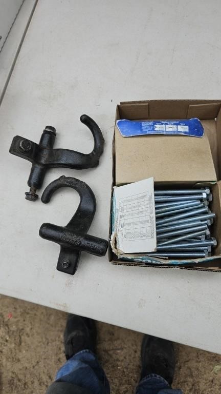 Tow hooks and bolts