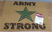 Army Strong doormat