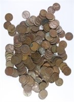 (200) DAMAGED LINCOLN WHEAT CENTS