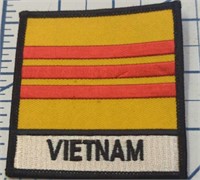 USA made iron-on military patch