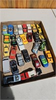 Box of Hotwheels cars