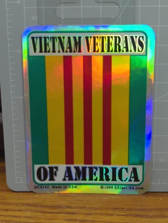 USA made military decal Vietnam veterans