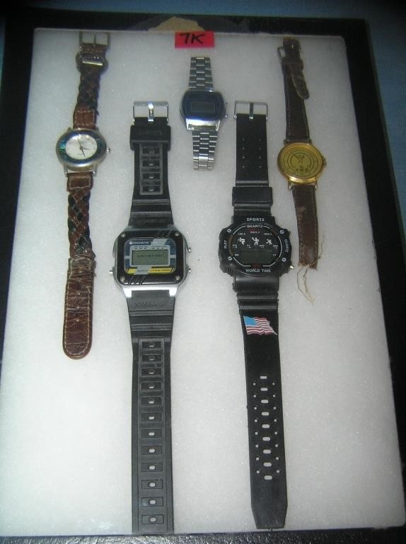 Collection of costume jewelry watches