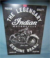 Indian Motorcycles retro advertising sign