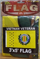 New Vietnam veteran 3x5 flag