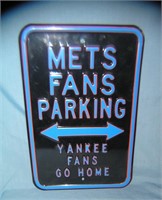 Mets Fans Parking Yankee fans go home heavy metal
