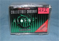Alien collectors card set