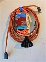 3 10 Ft. Extension Cords- 1 Multiplug