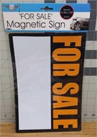 For Sale Magnetic Sign