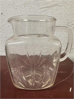 Vintage 7" Federal Glass Pitcher
