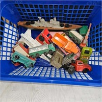 basket of old toys