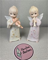 Pair of Lefton Angels Angelic Musicians