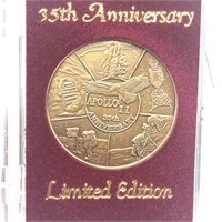 NASA 35th Ann Apollo 11 Challenge Coin