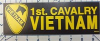First Calvary Vietnam bumper sticker