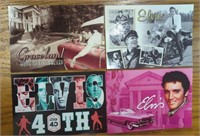 Lot of four Elvis Presley postcards