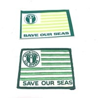 Vintage Aqua Lung US Diver's Patch & Sticker Lot