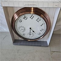 large brass clock