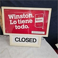 winston open/closed sign
