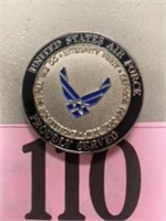 US AIR FORCE "MY PEACE SIGN" CHALLANGE TOKEN