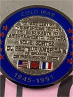 COLD WAR VETERAN DUTY HONOR COUNTRY COIN