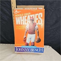 wheaties commerative edition box (johnny bench)