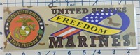 United States Marines freedom bumper sticker