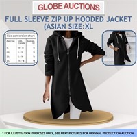 NEW FULL SLEEVE ZIP UP HOODED JACKET(ASIAN SIZE:XL