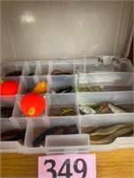 FISHING LURES, WORMS, MIS.