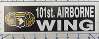 101st airborne wing bumper sticker