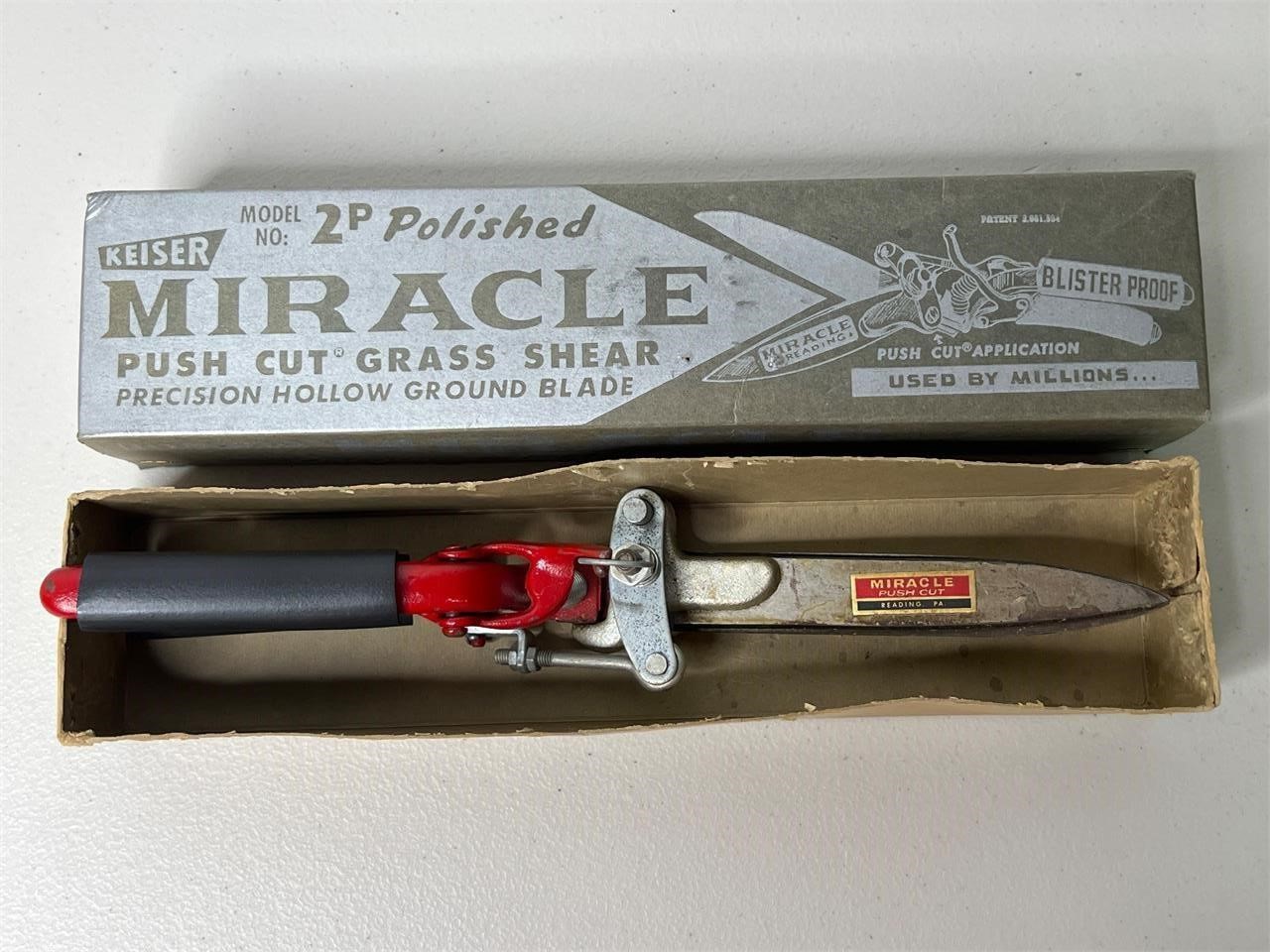 Vintage Keiser Miracle Grass Shears in Box