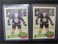 2 - 1980 OPC RAY BOURQUE #140 ROOKIE