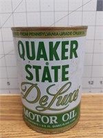 Quaker state Deluxe motor oil can