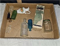 box of bottles & jars