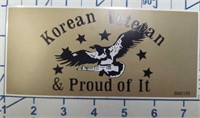 Korean veteran bumper sticker