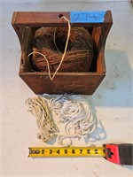 Wooden Crate w/ Twine