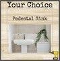 Pick Your Own Pedestal Sink