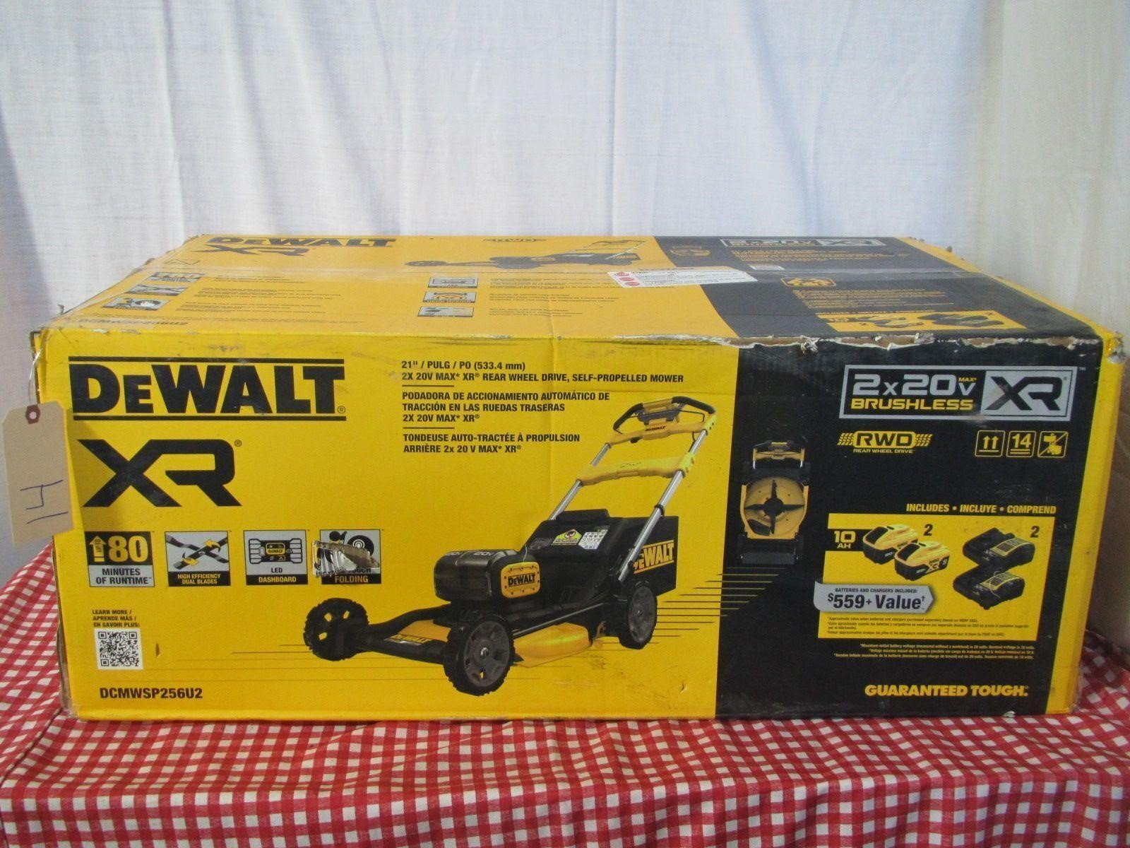 Dewalt 20V 21" Self Propelled Lawn Mower Kit New