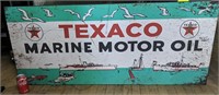 HUGE metal Texaco sign