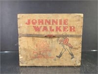 Johnny Walker Whiskey Wooden Crate